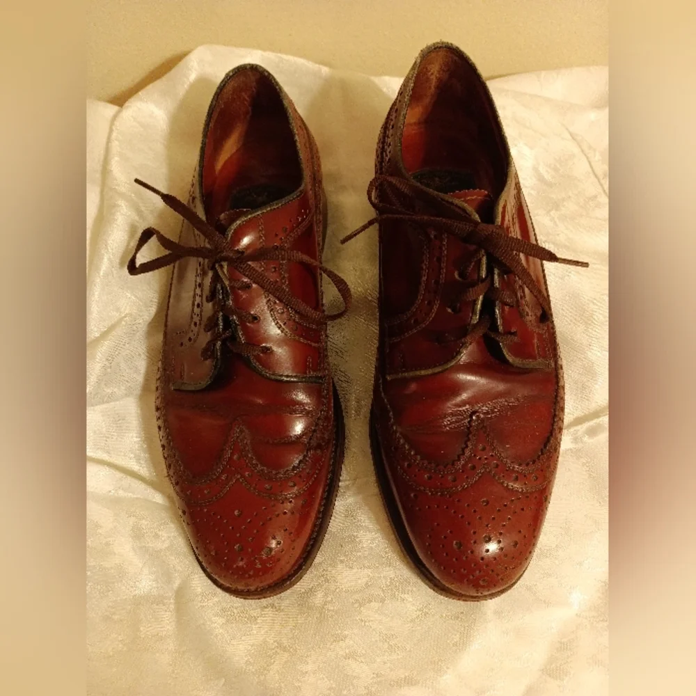 Fabi wingtip brown oxford Vintage men's shoe size 9